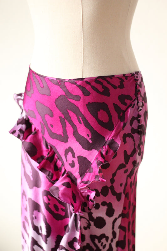Christian Dior By John Galliano Fall 2004 Leopard Skirt