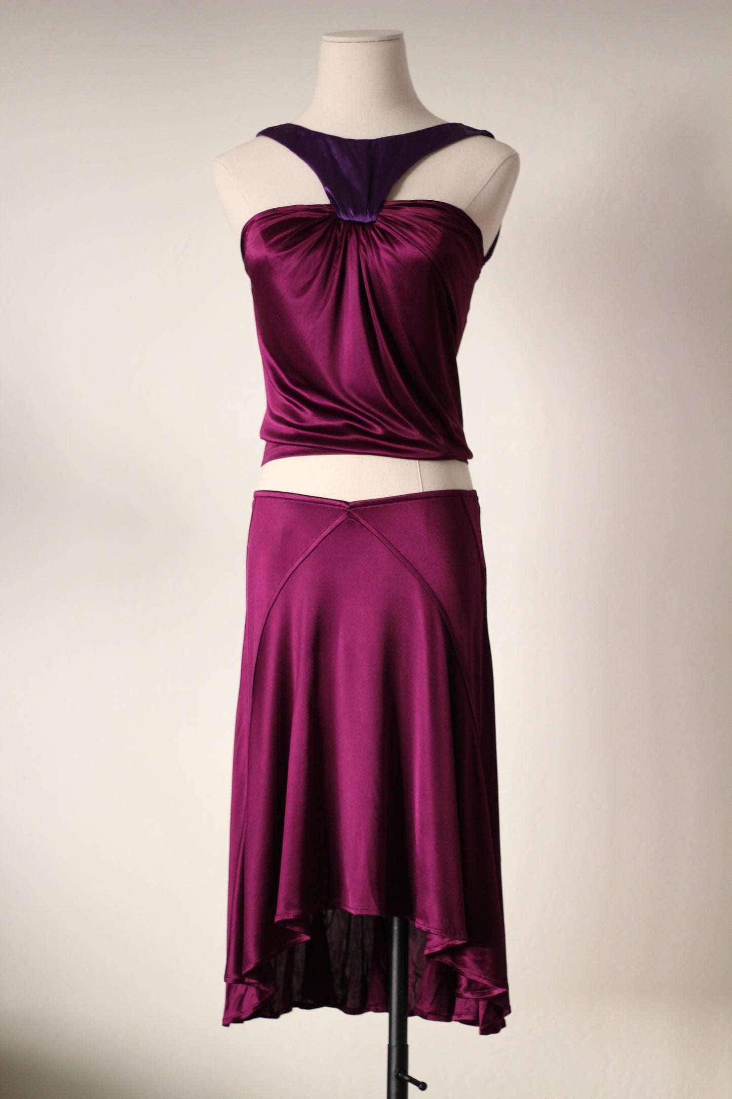 Versace Fall 2006 Purple Skirt Set