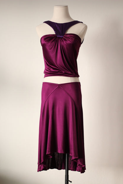 Versace Fall 2006 Purple Skirt Set