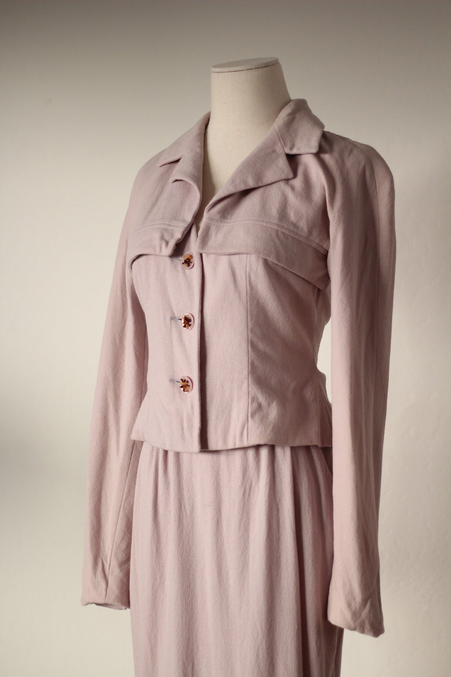Chloe by Karl Lagerfeld FW 1995 Lilac Suit Set