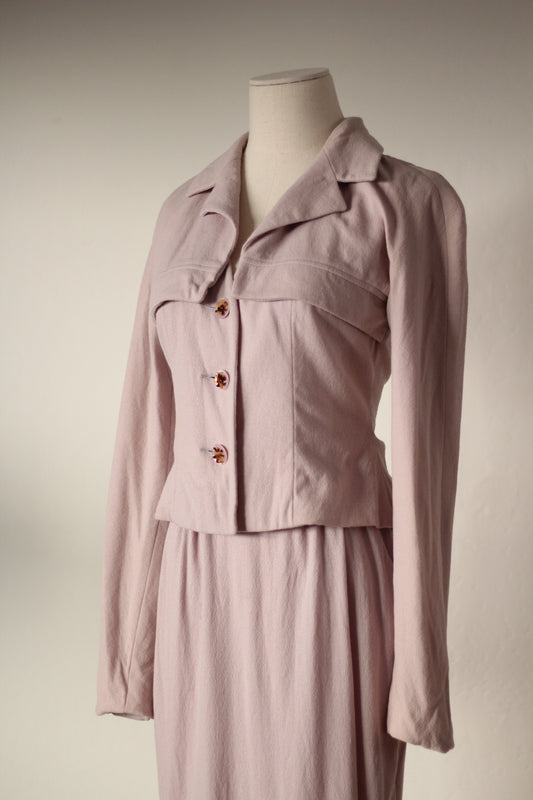Chloe by Karl Lagerfeld FW 1995 Lilac Suit Set