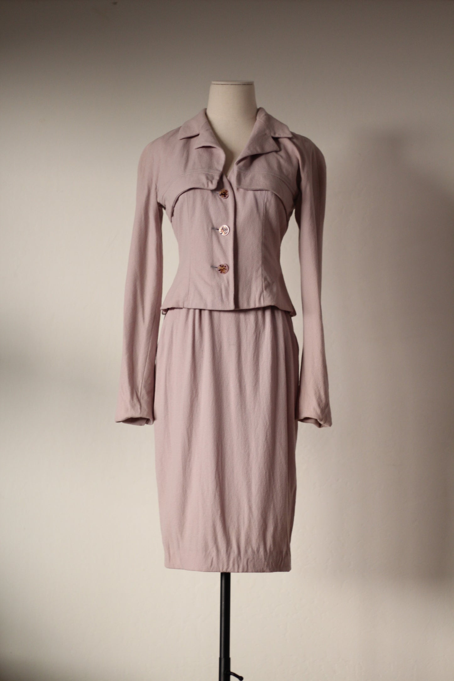 Chloe by Karl Lagerfeld FW 1995 Lilac Suit Set