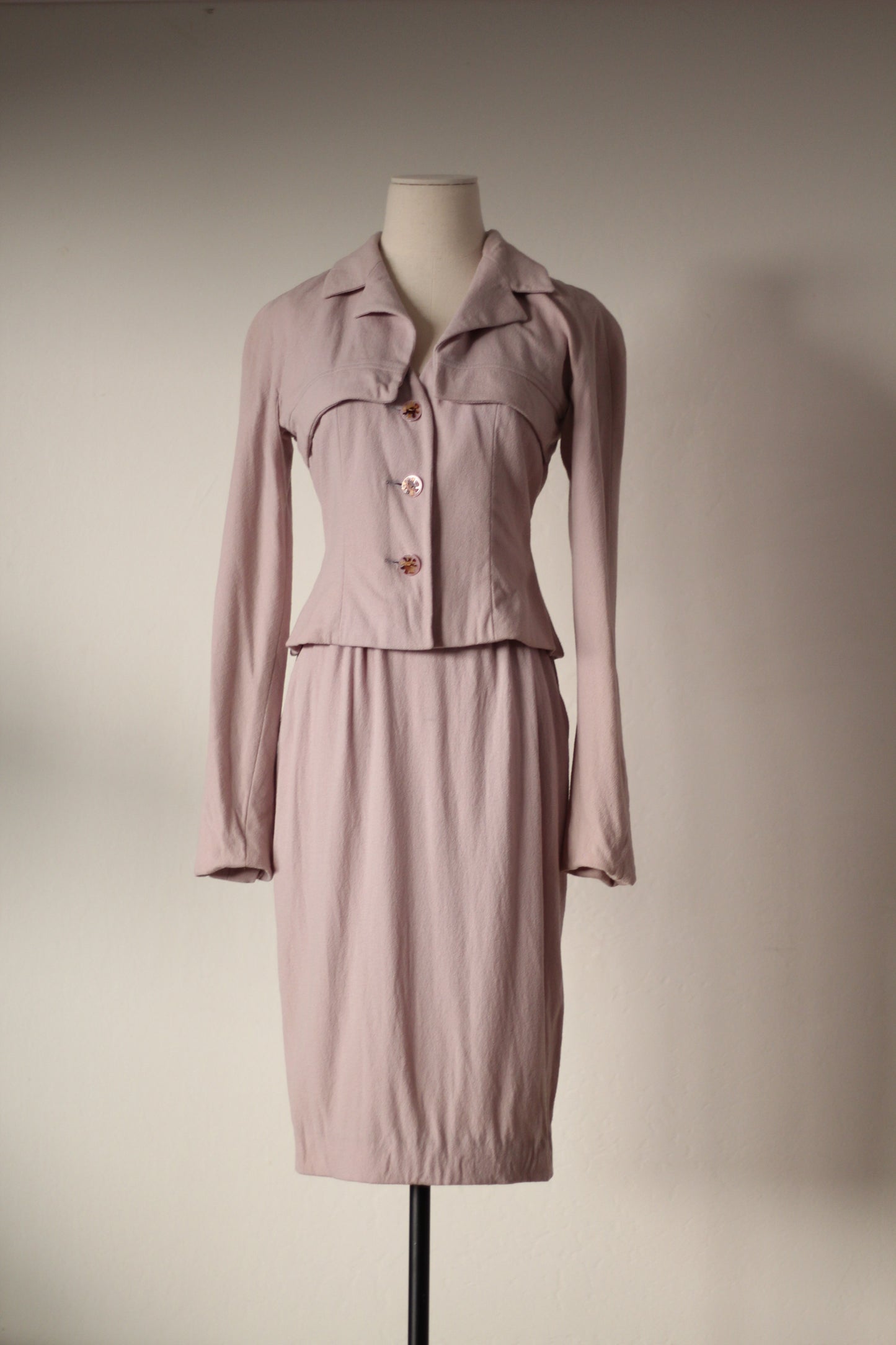 Chloe by Karl Lagerfeld FW 1995 Lilac Suit Set