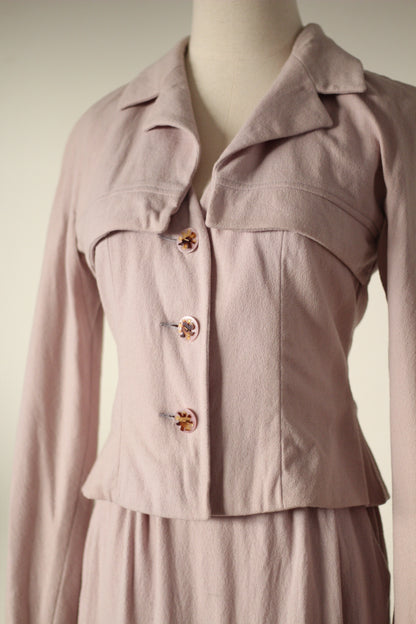 Chloe by Karl Lagerfeld FW 1995 Lilac Suit Set