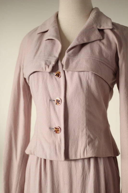 Chloe by Karl Lagerfeld FW 1995 Lilac Suit Set