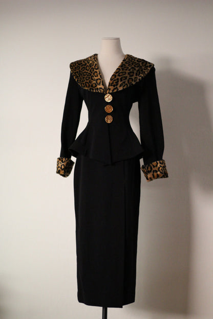 Lillie Rubin Sabrina Carpenter / The Nanny Fran Fine Leopard Suit Set