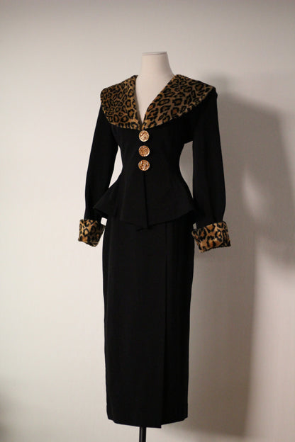 Lillie Rubin Sabrina Carpenter / The Nanny Fran Fine Leopard Suit Set