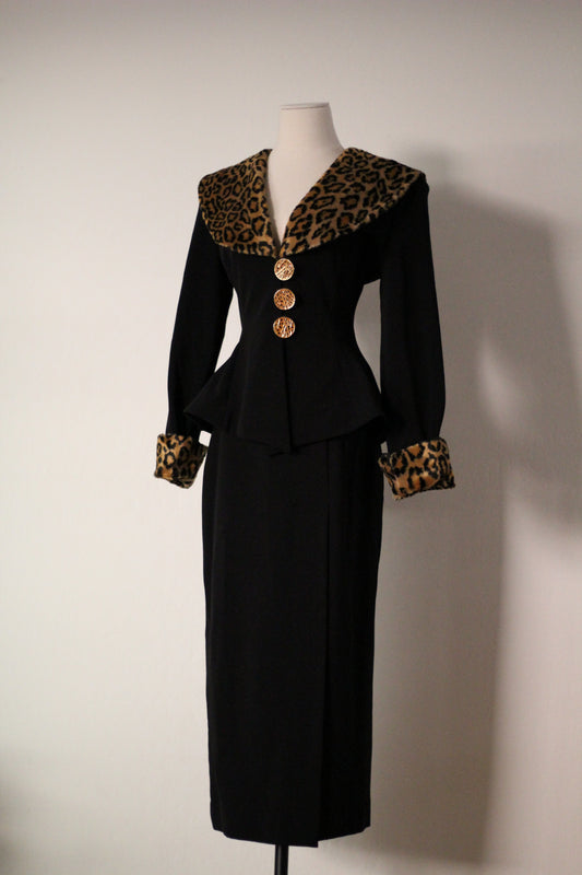 Lillie Rubin Sabrina Carpenter / The Nanny Fran Fine Leopard Suit Set