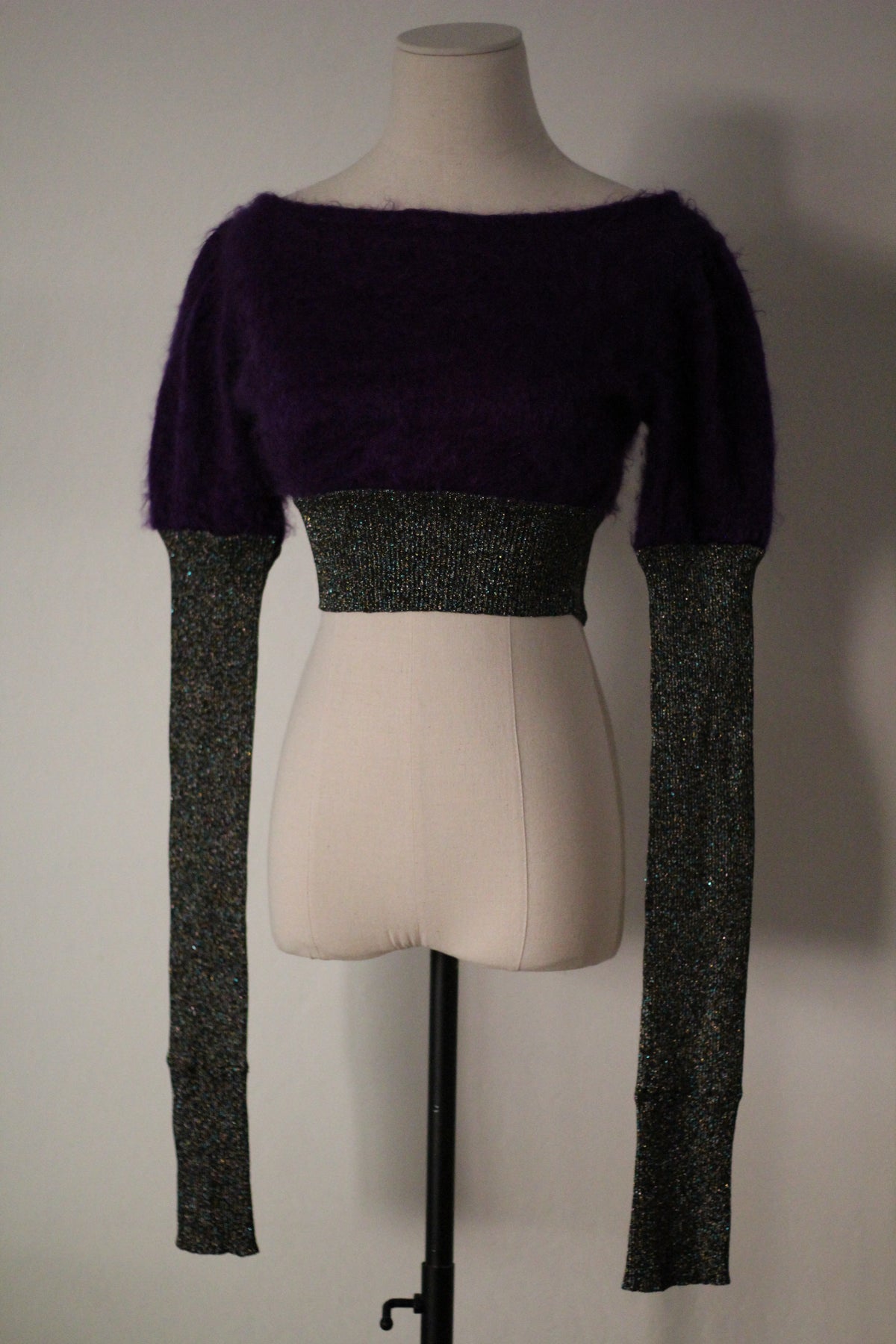Rifat Ozbek Fall/Winter 1993 Runway Cropped Sweater