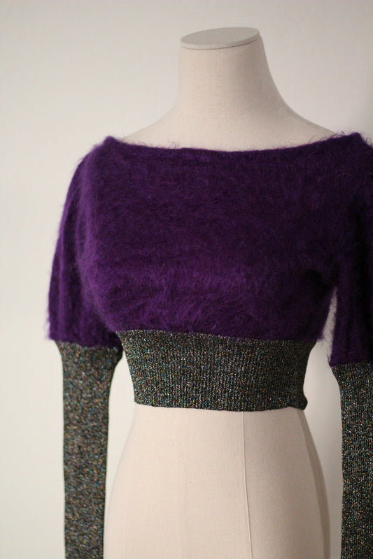 Rifat Ozbek Fall/Winter 1993 Runway Cropped Sweater