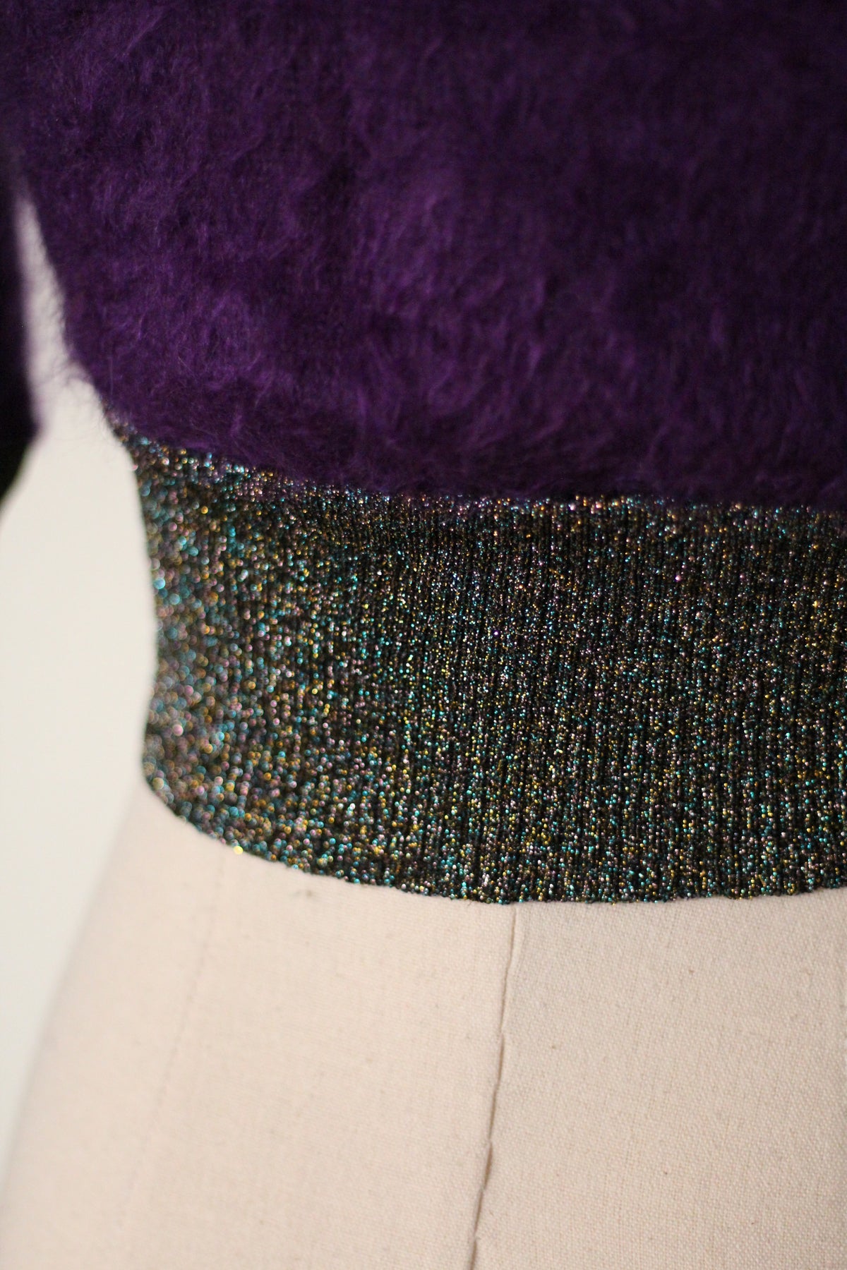 Rifat Ozbek Fall/Winter 1993 Runway Cropped Sweater
