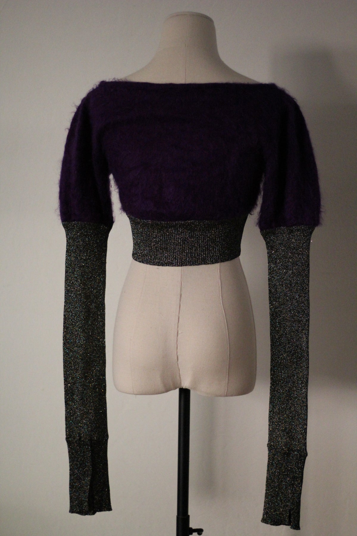 Rifat Ozbek Fall/Winter 1993 Runway Cropped Sweater