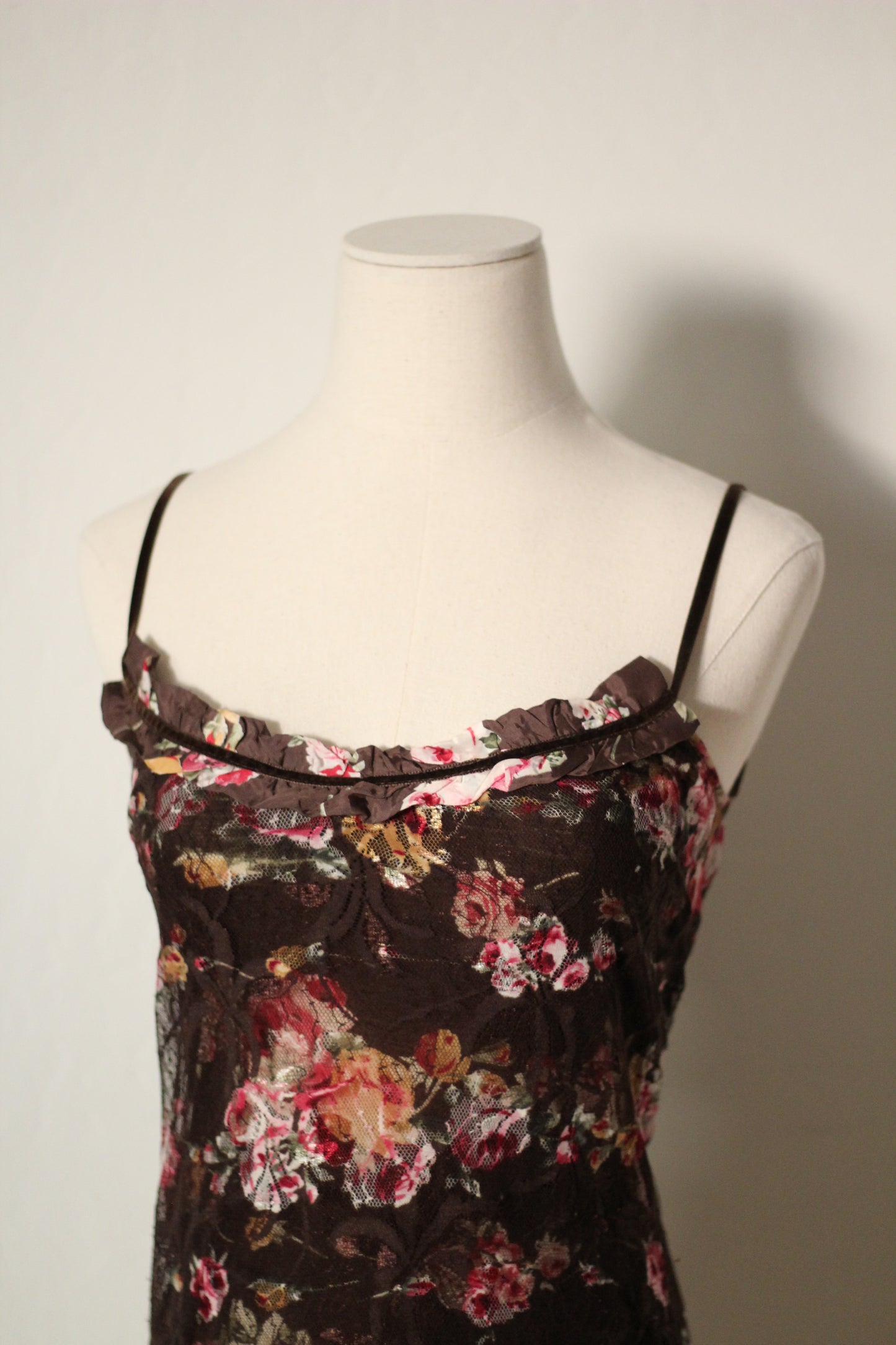Alexander Mcqueen Fall Winter 1996 Floral Tank Top