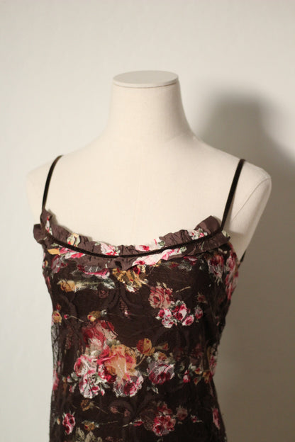 Alexander Mcqueen Fall Winter 1996 Floral Tank Top