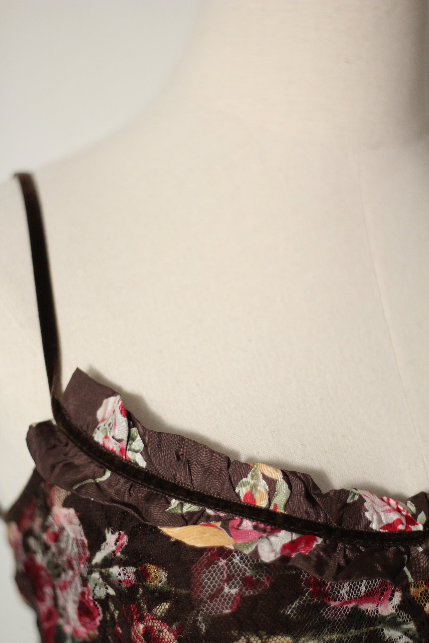 Alexander Mcqueen Fall Winter 1996 Floral Tank Top