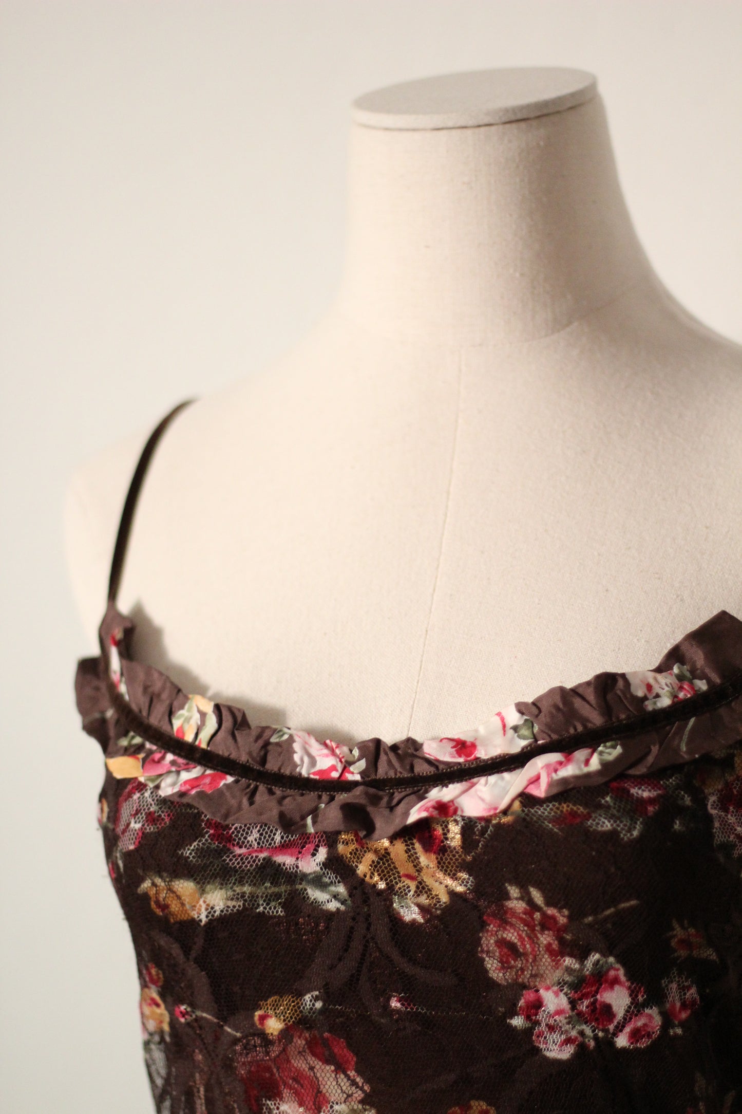 Alexander Mcqueen Fall Winter 1996 Floral Tank Top