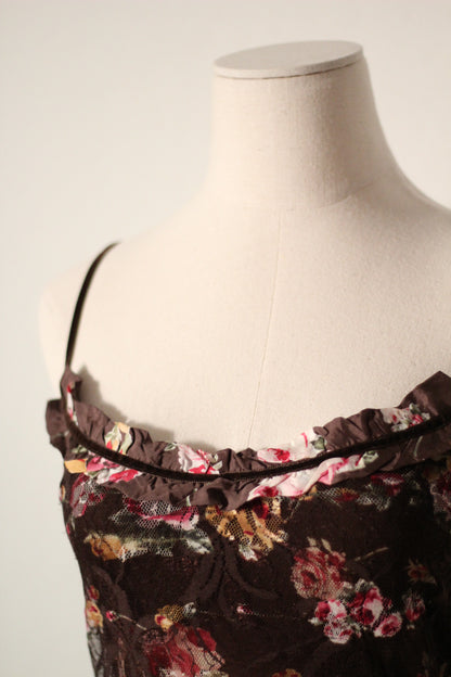 Alexander Mcqueen Fall Winter 1996 Floral Tank Top