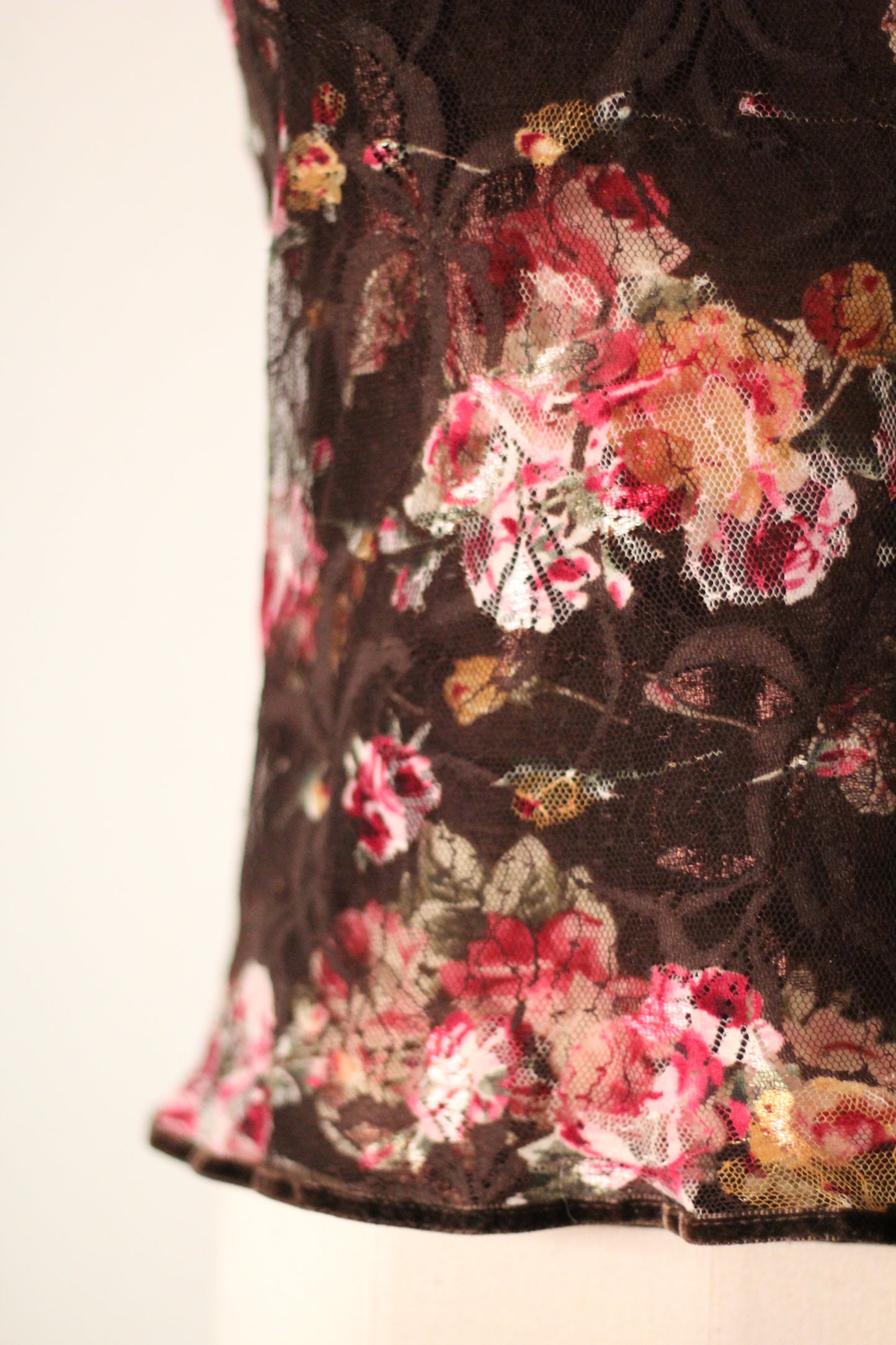 Alexander Mcqueen Fall Winter 1996 Floral Tank Top