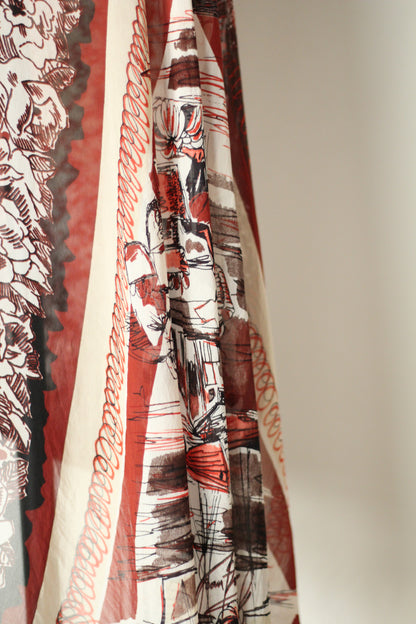 Jean Paul Gaultier Spring Summer 2001 Silk Maxi Dress