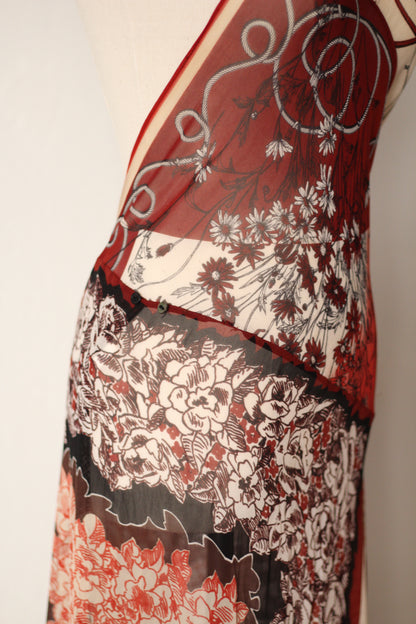 Jean Paul Gaultier Spring Summer 2001 Silk Maxi Dress