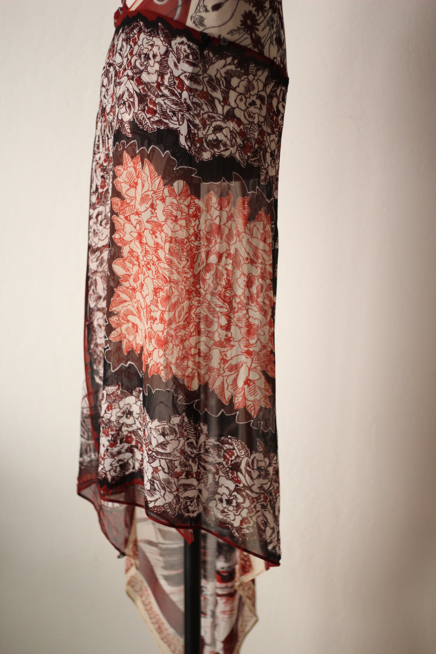 Jean Paul Gaultier Spring Summer 2001 Silk Maxi Dress