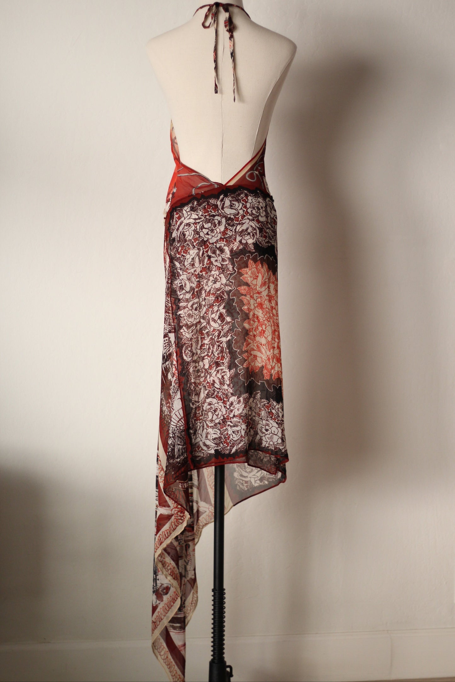Jean Paul Gaultier Spring Summer 2001 Silk Maxi Dress