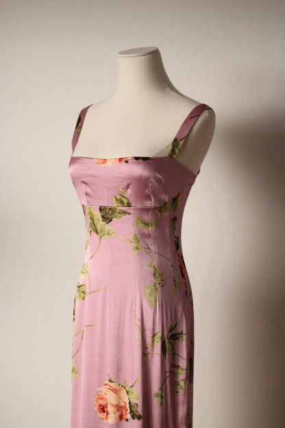 Spring Summer 1997 Dolce & Gabbana Pink Dress and Bra Matching Set