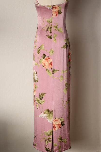 Spring Summer 1997 Dolce & Gabbana Pink Dress and Bra Matching Set