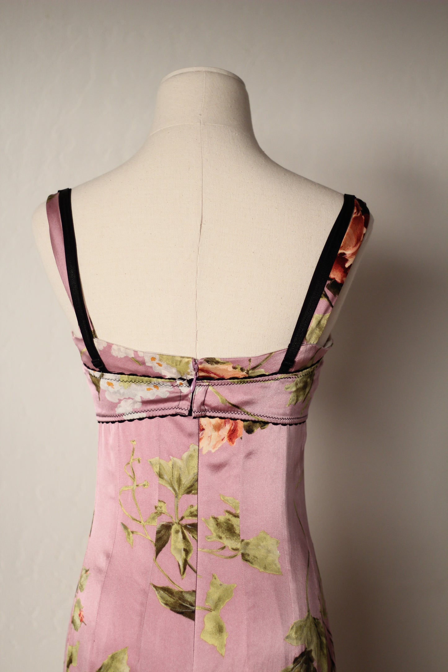 Spring Summer 1997 Dolce & Gabbana Pink Dress and Bra Matching Set