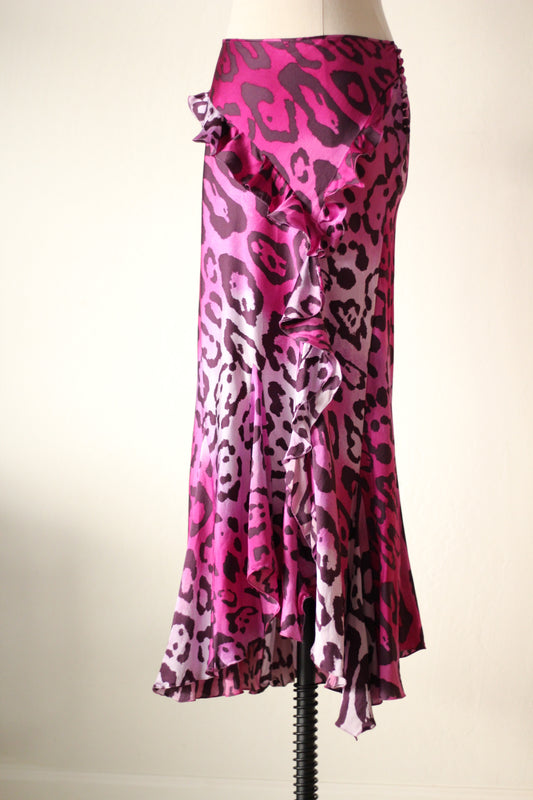 Christian Dior By John Galliano Fall 2004 Leopard Skirt