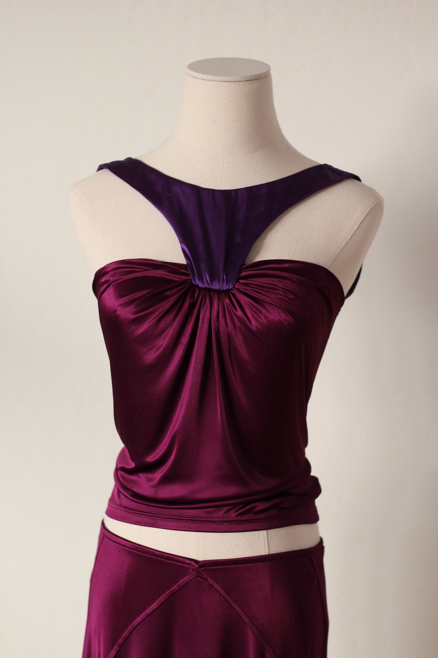 Versace Fall 2006 Purple Skirt Set