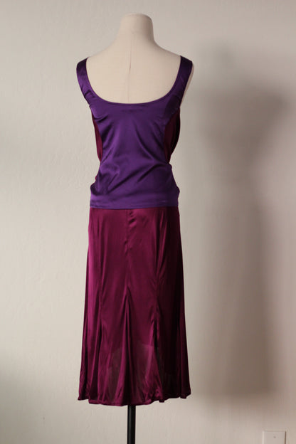 Versace Fall 2006 Purple Skirt Set