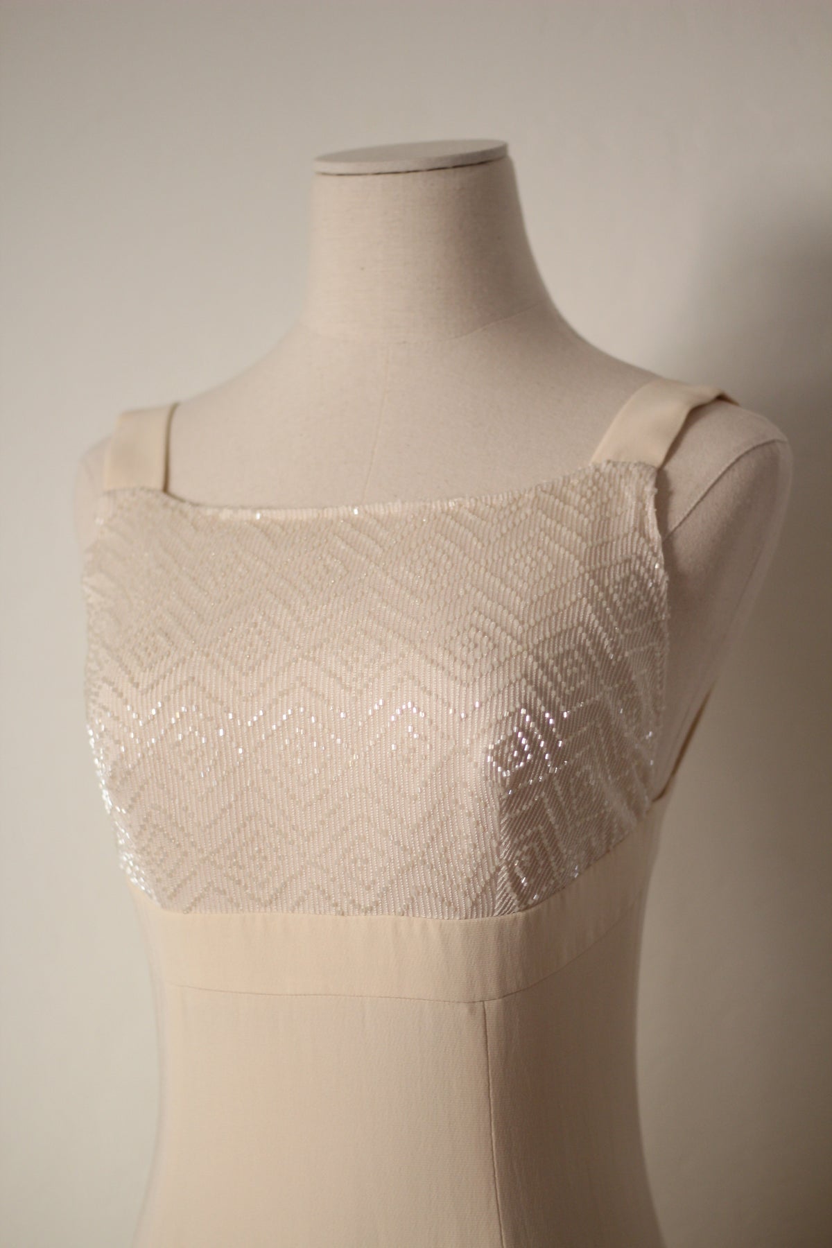 Giorgio Armani Le Collectizoni Beaded White Dress/Wedding Gown
