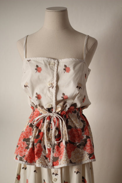Valentino SS 1976 Skirt and Top Set