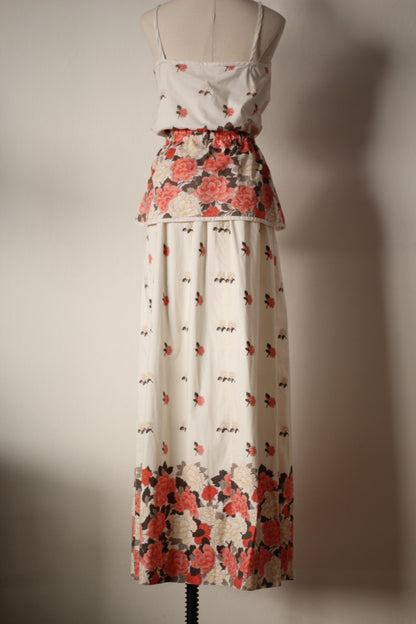 Valentino SS 1976 Skirt and Top Set